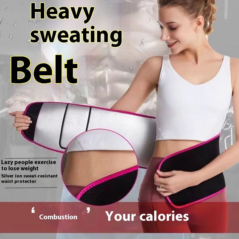 Violently Sweat Waistband Exercise Fitness Belly Contracting Weight Loss Waist Support Trainer