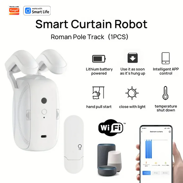Smart WiFi Curtain Robot Companion