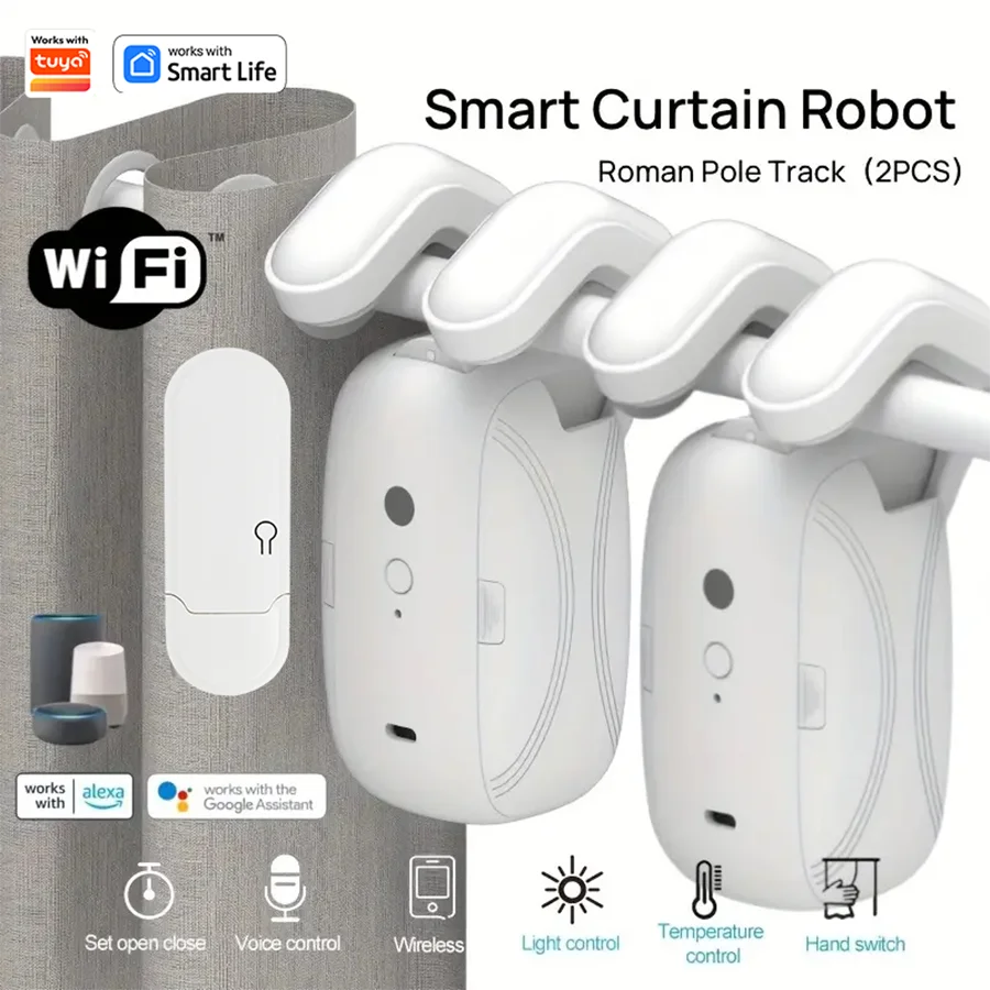 Smart WiFi Curtain Robot Companion